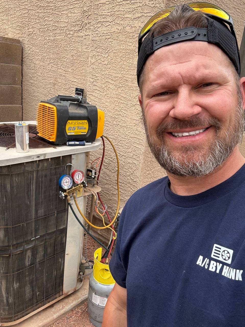 Hank's AC service truck