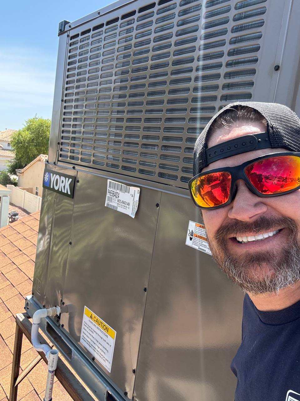 Hank's HVAC service vehicle