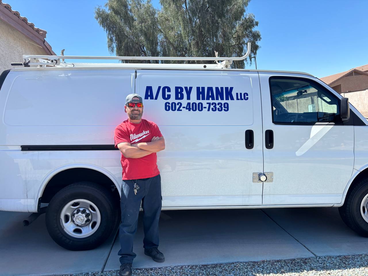 Hank's AC service truck